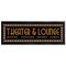 6" x 36" Theater Sign Framed Wall Art, Contemporary Home Theater Movie Décor, Glass Facing and Hanging Hardware Included